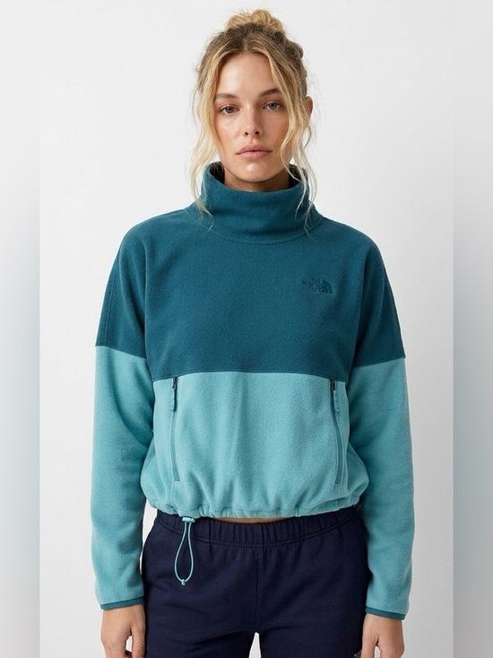 The North Face Tops - THE NORTH FACE Glacier Funnel-Neck Fleece Pullover | Teal Blue | Medium
